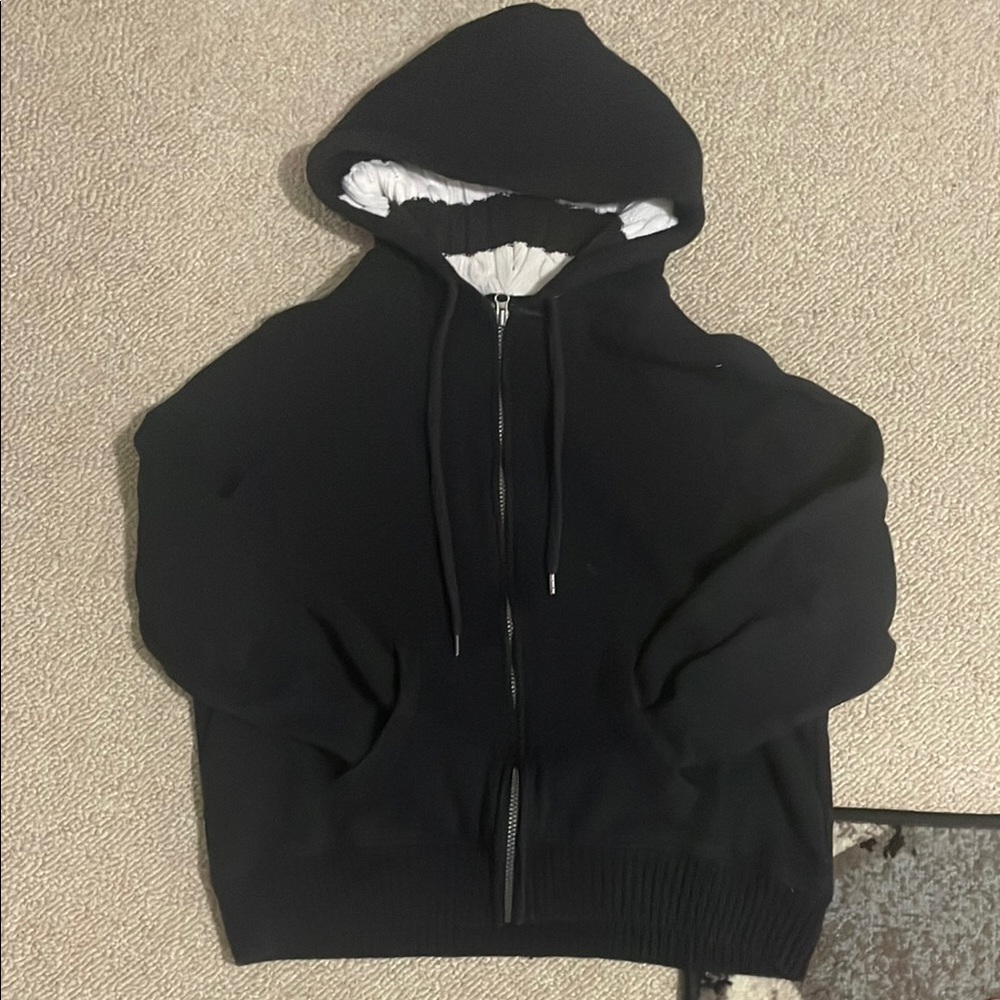 Women’s Black Hoodie Sweater